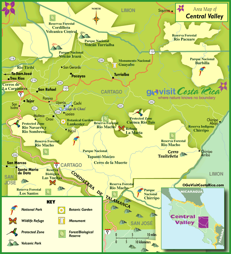 Central Valley Map