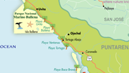 Mapa de Costa Ballena
