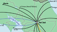 Mapa de Aerolíneas
