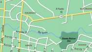 Mapa del Norte de San José