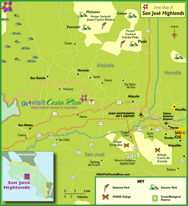 Mapa de la Area